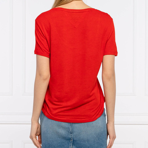 Tommy Hilfiger Γυναικεία κοντομάνικη μπλούζα Regular Scoop Neck Tee